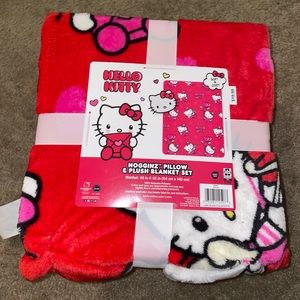 Hello Kitty Throw Blanket & Pillow Set